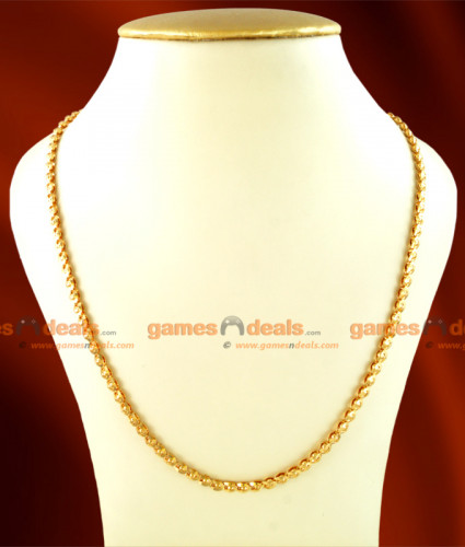 Light weight gold hot sale ball chains